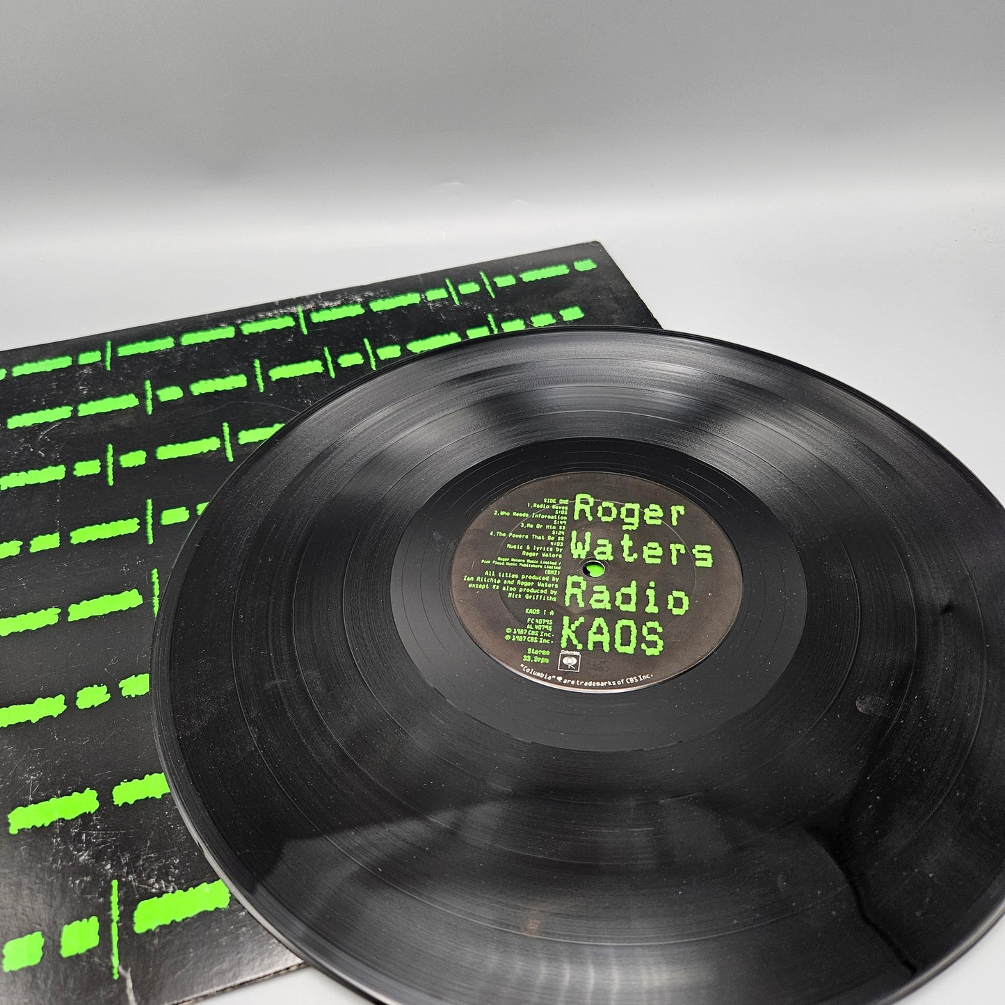 1987 Rogers Waters Album Radio Kaos LP Record