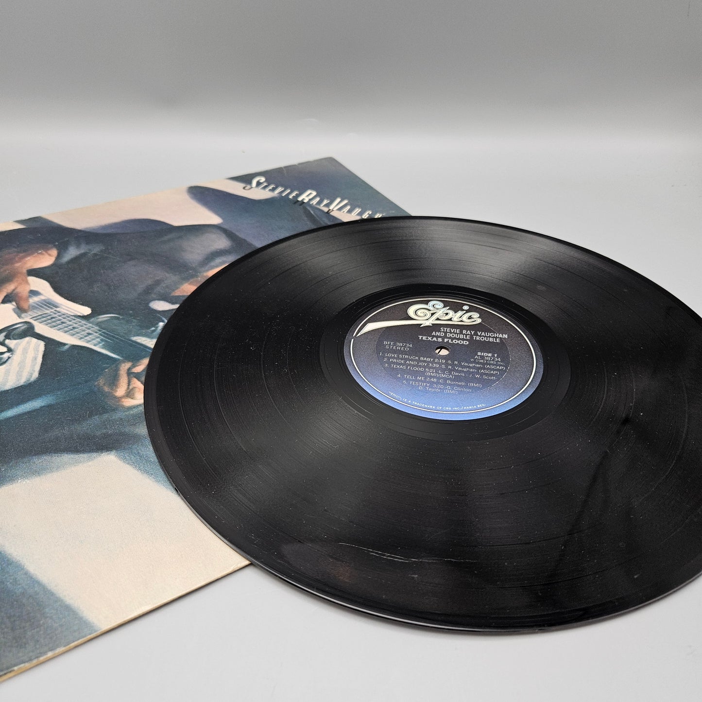 Stevie Ray Vaughan Texas Flood LP Record