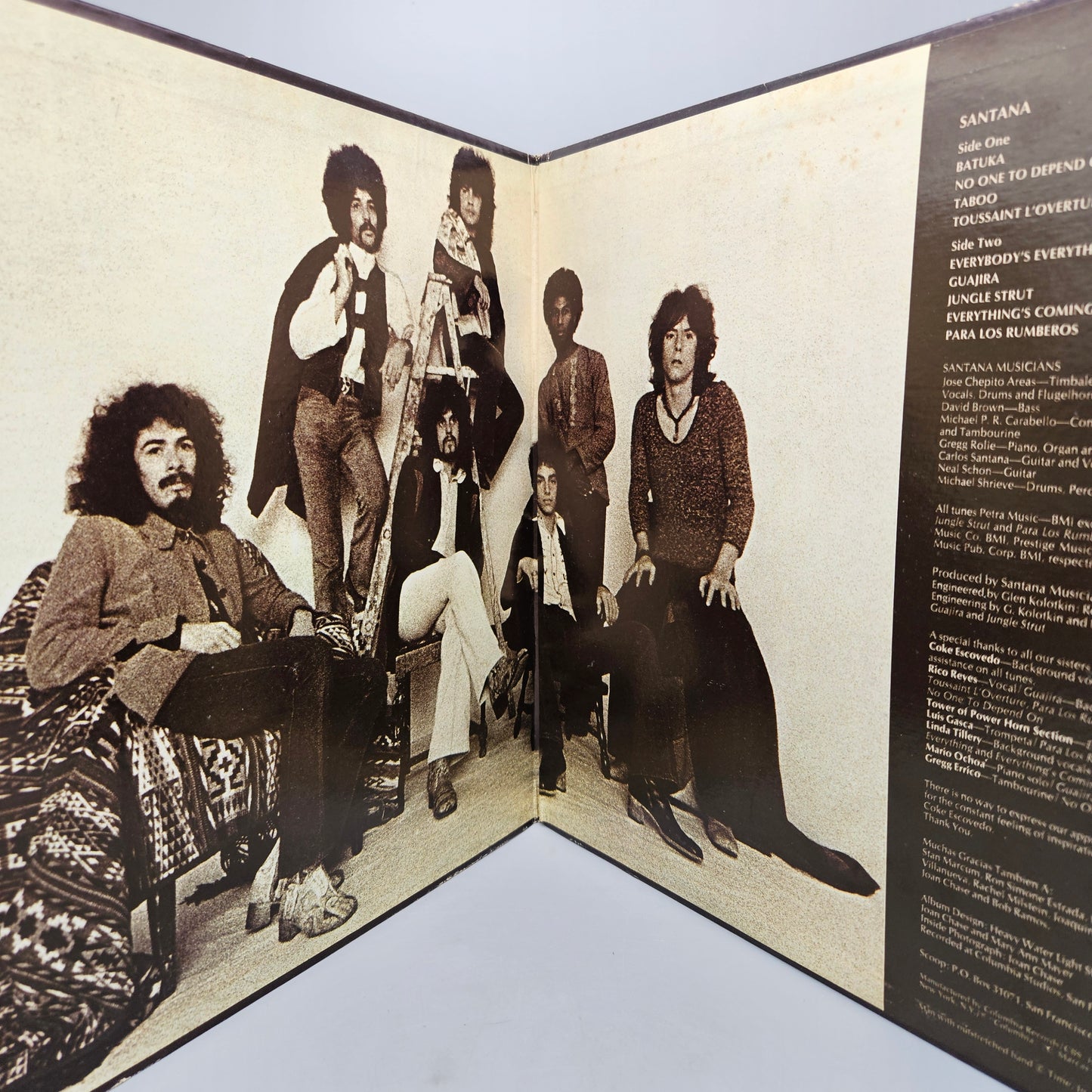 The New Santana Album LP Record