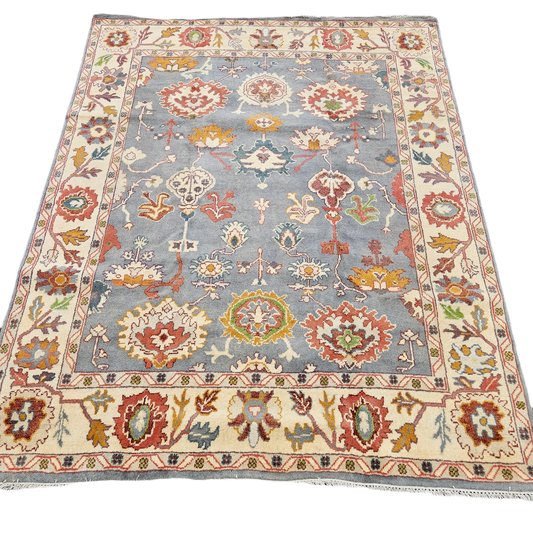 Brand New 100% Wool Turkish Hand Knotted Multi Colored Rug ~ 8' x 10'