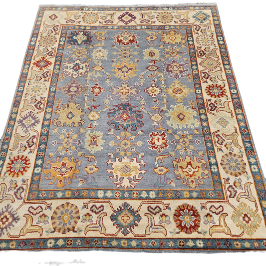Brand New 100% Wool Turkish Hand Knotted Multi Colored Rug ~ 8' 1" x 10' 2"