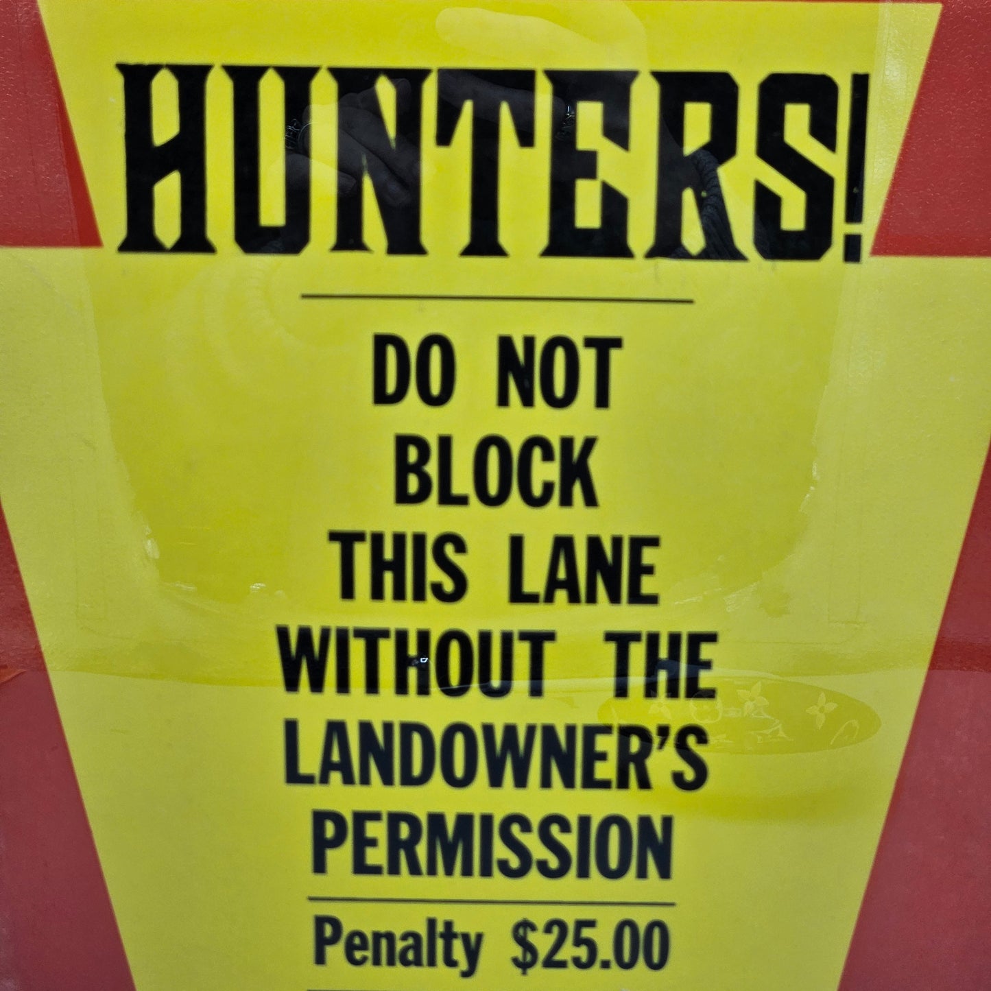 Vintage Framed Pennsylvania Game Commission Sign Hunters