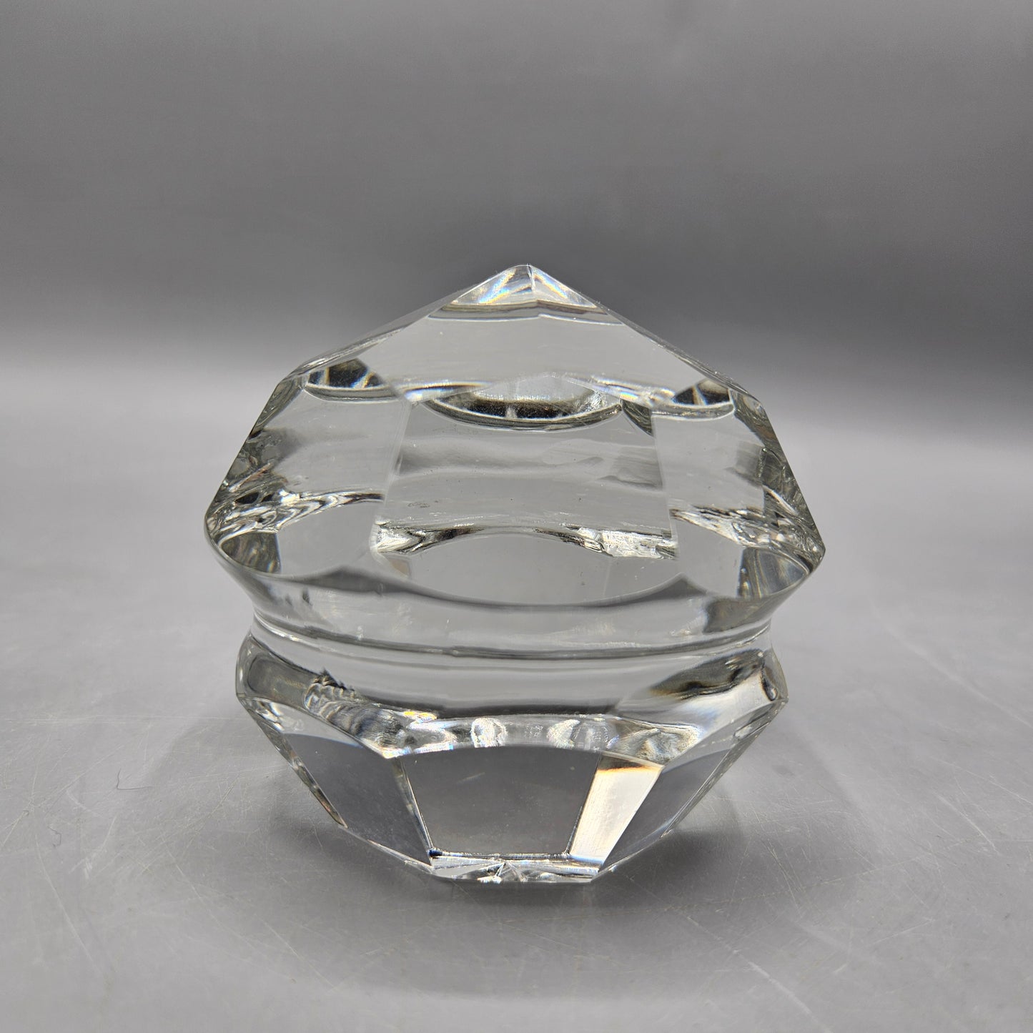 Vintage Crystal Glass Ball Paperweight