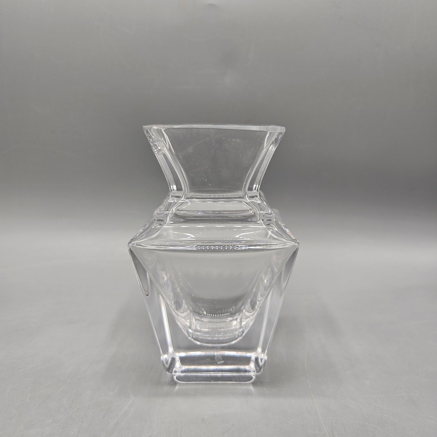 Vintage Sevres Clear Crystal Small Vase