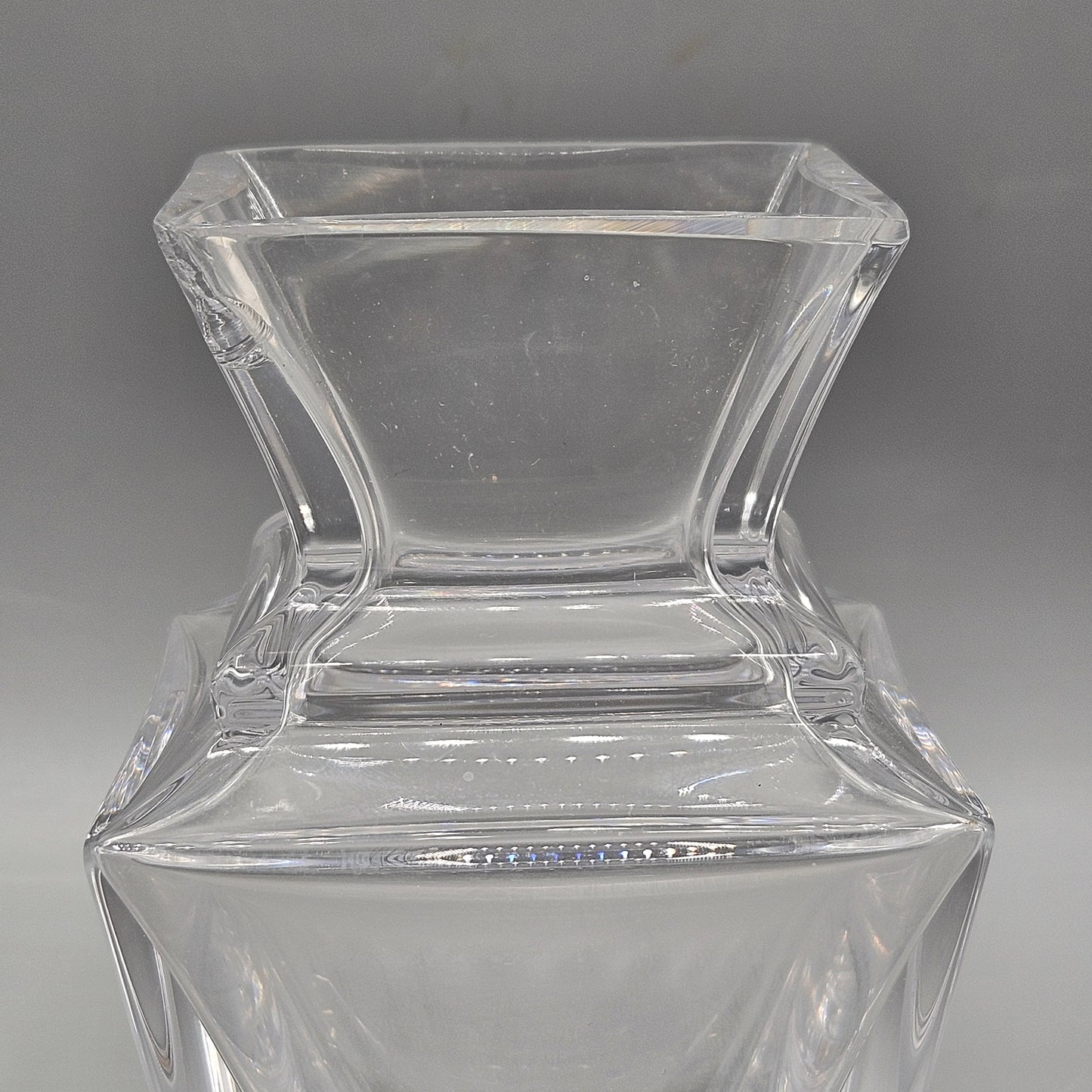 Vintage Sevres Clear Crystal Small Vase