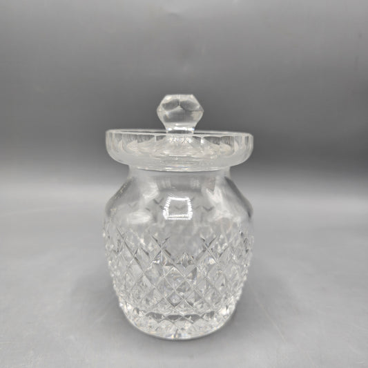 Vintage Waterford Crystal Alana Cut Preserve Pot