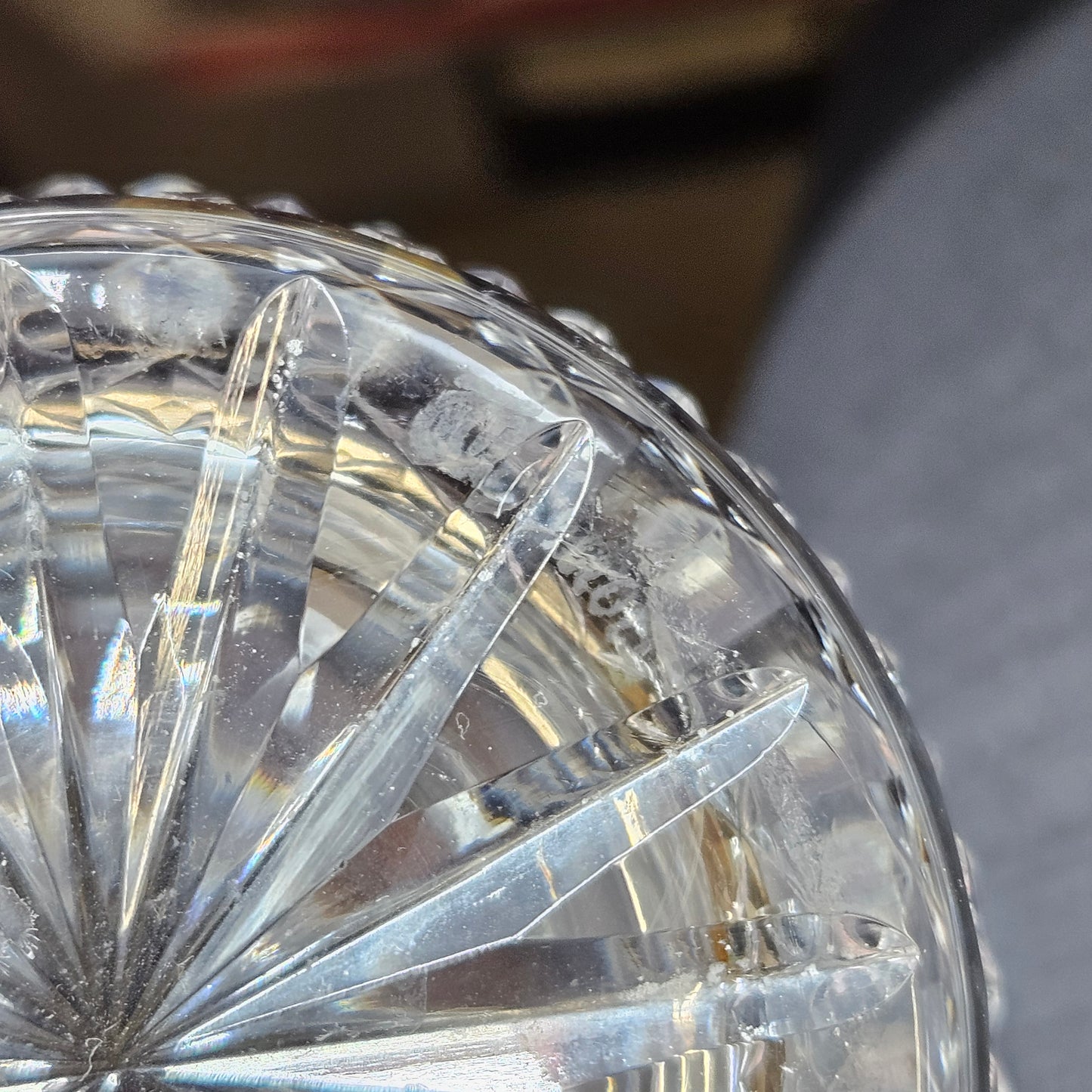Vintage Waterford Crystal Alana Cut Preserve Pot