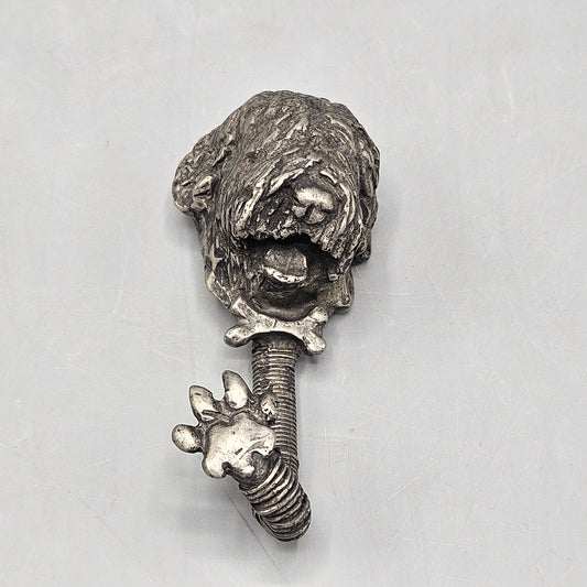 Anne at Home English Sheep Pewter Dog Hook