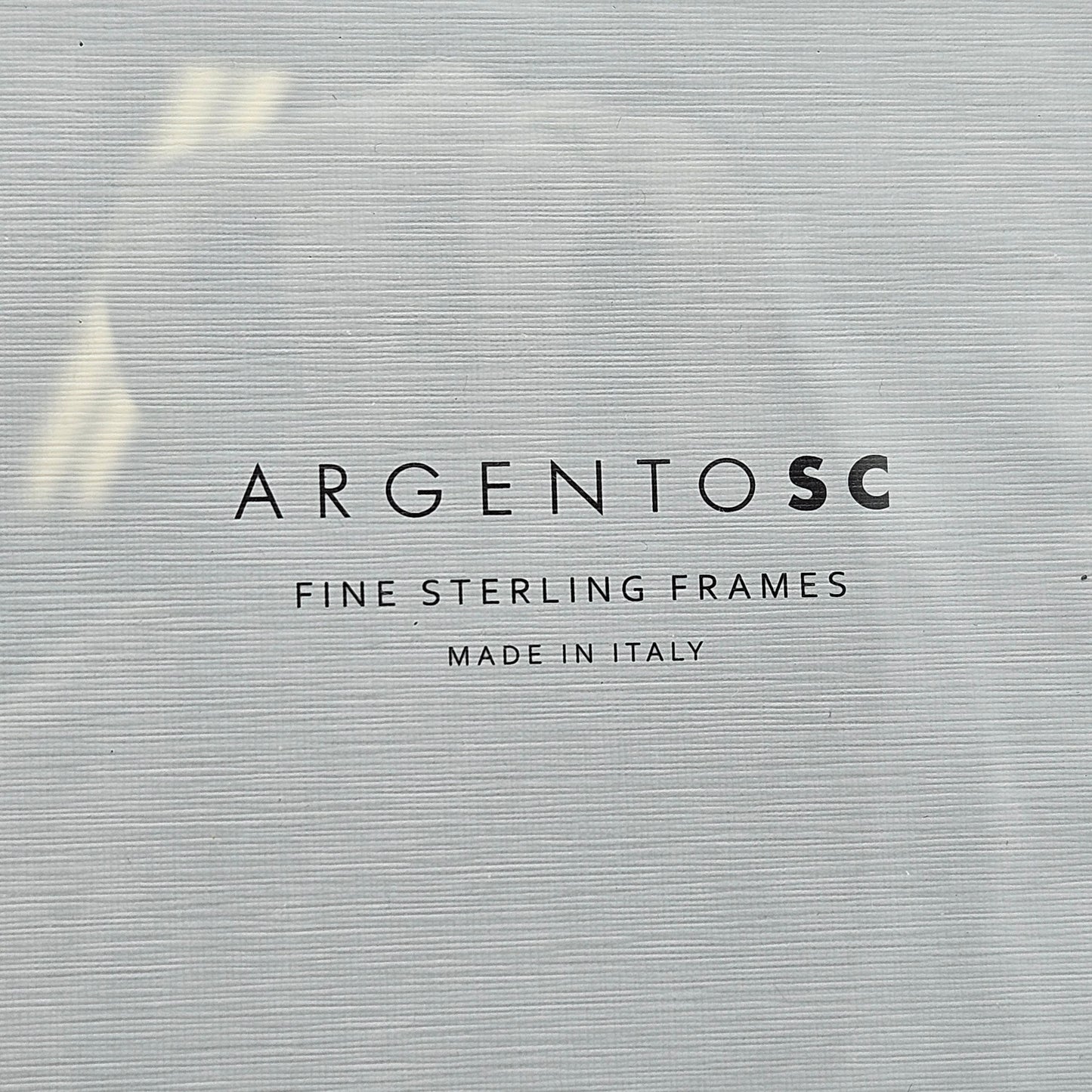 Beautiful Argento SC Sterling Silver 5 x 7 Picture Frame, Made in Italy