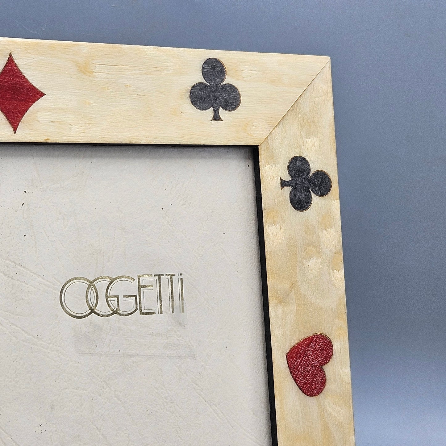 Wonderful Oggetti 4 x 6 Picture Frame with Card Suits