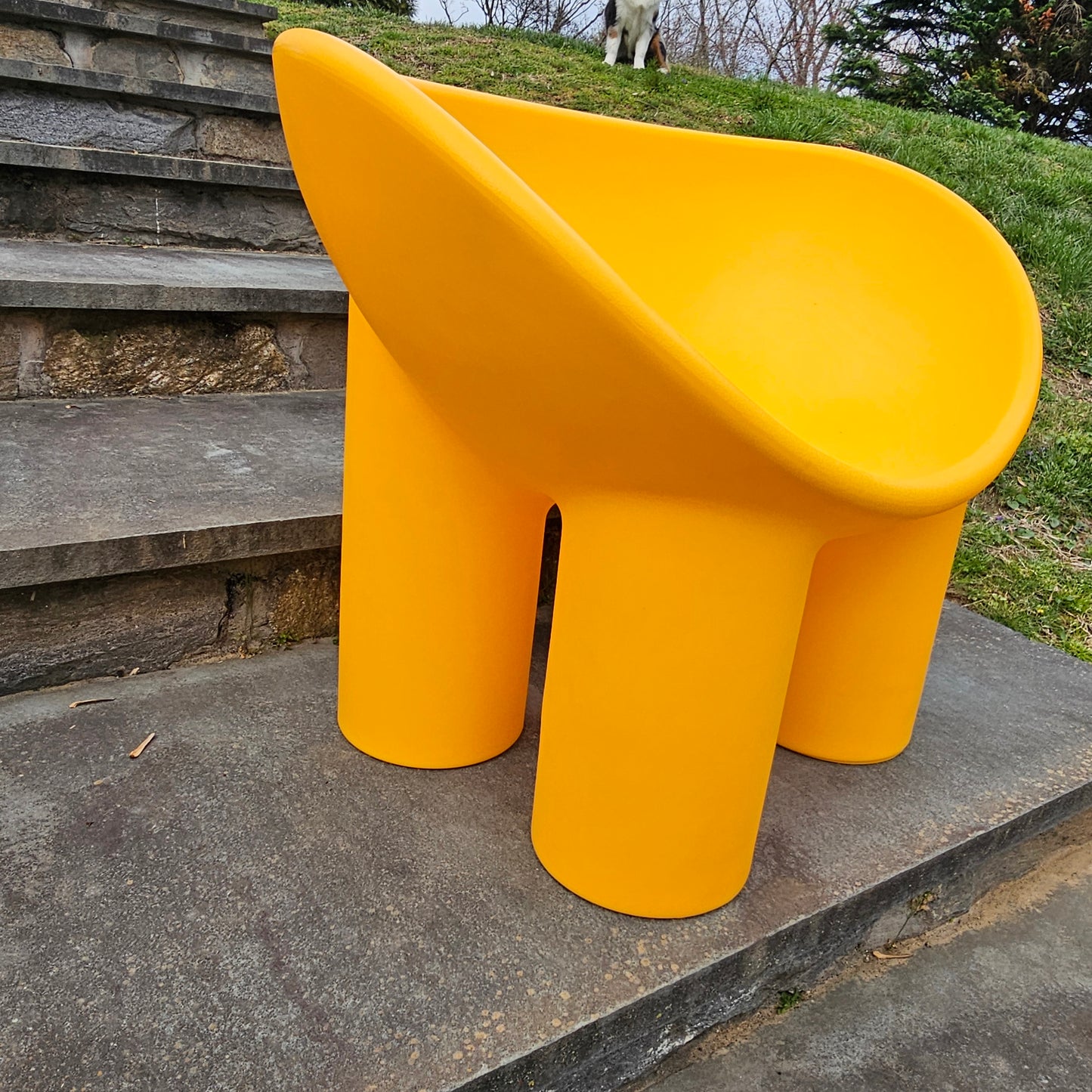Yellow Roly Poly Chair ~ 2 Available