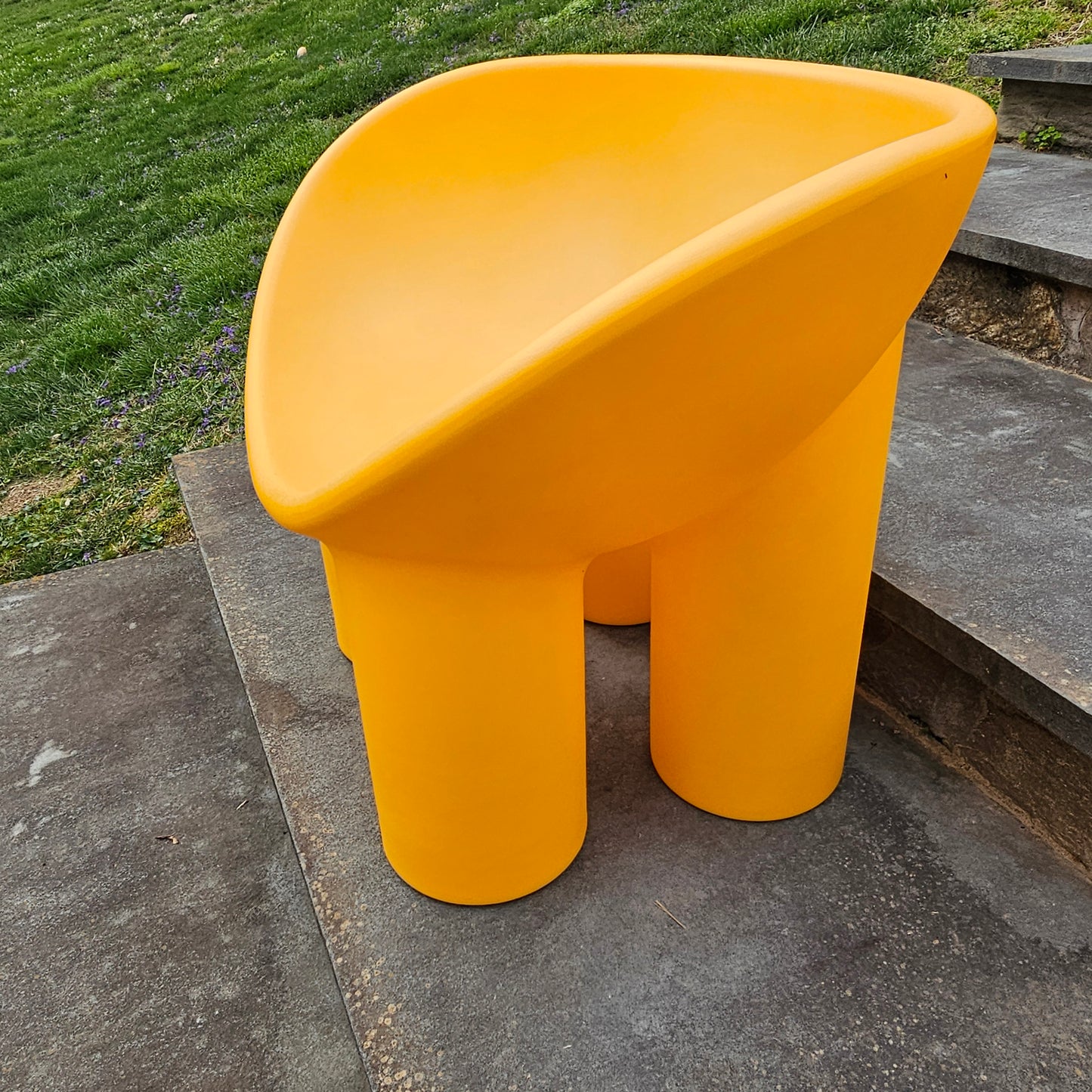 Yellow Roly Poly Chair ~ 2 Available