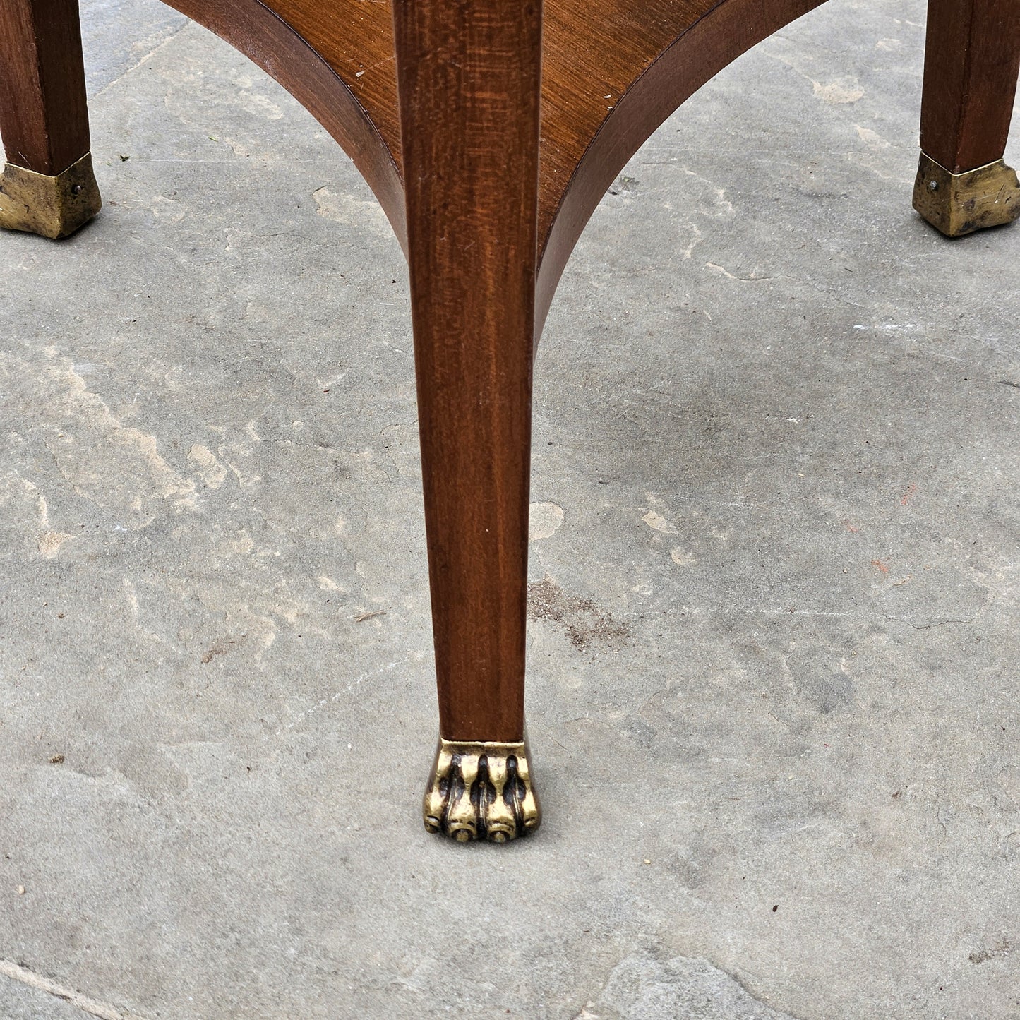 Vintage Neoclassical Style Brass Ormolu Occasional Table by Baker Furniture
