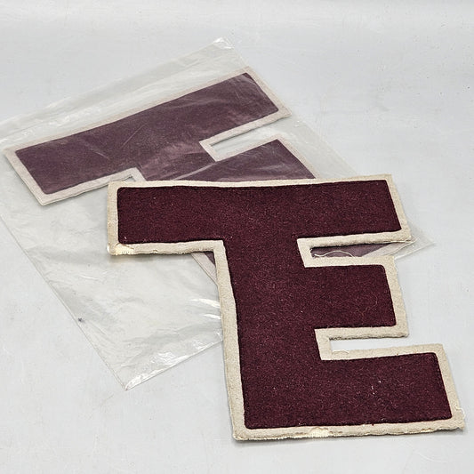Set of 2 Vintage TE Tredyffrin Easttown, Pennsylvania Fabric Patches
