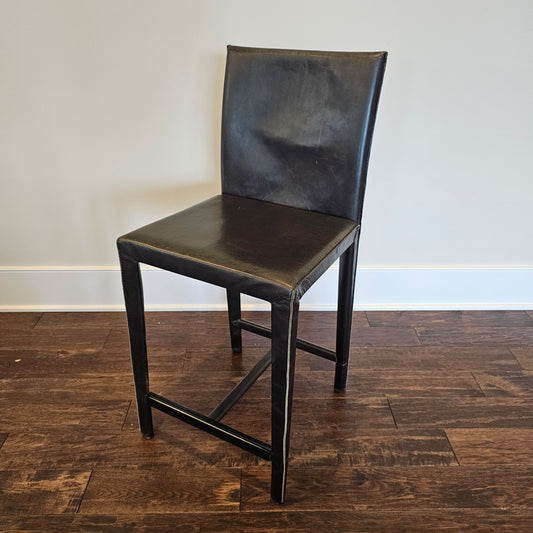 Leather Counter Stools ~ 3 Available