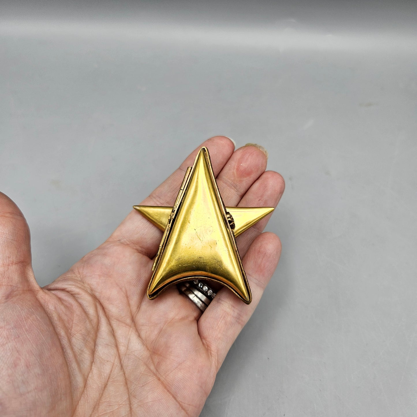 Vintage Limoges Gold Twinkle Little Star Trinket Box