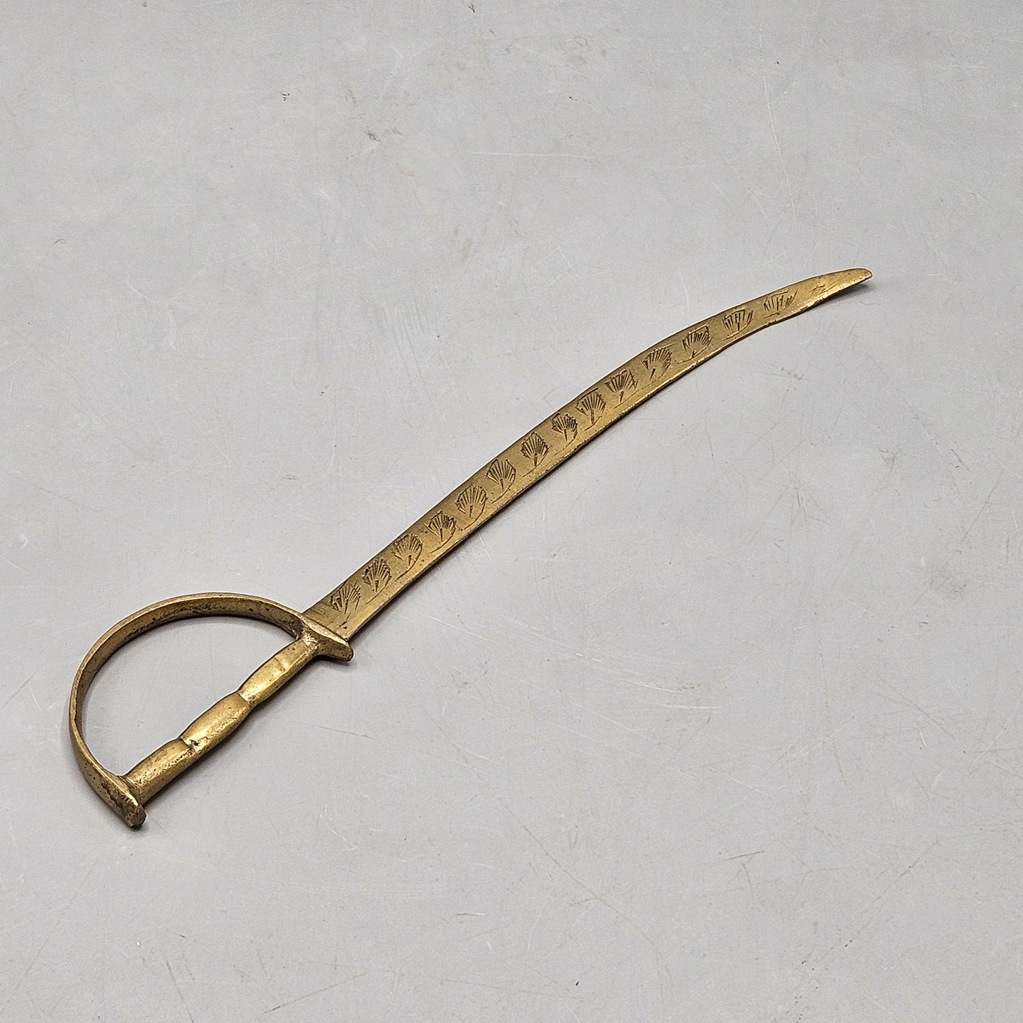 Vintage Brass Metal Sword Letter Opener