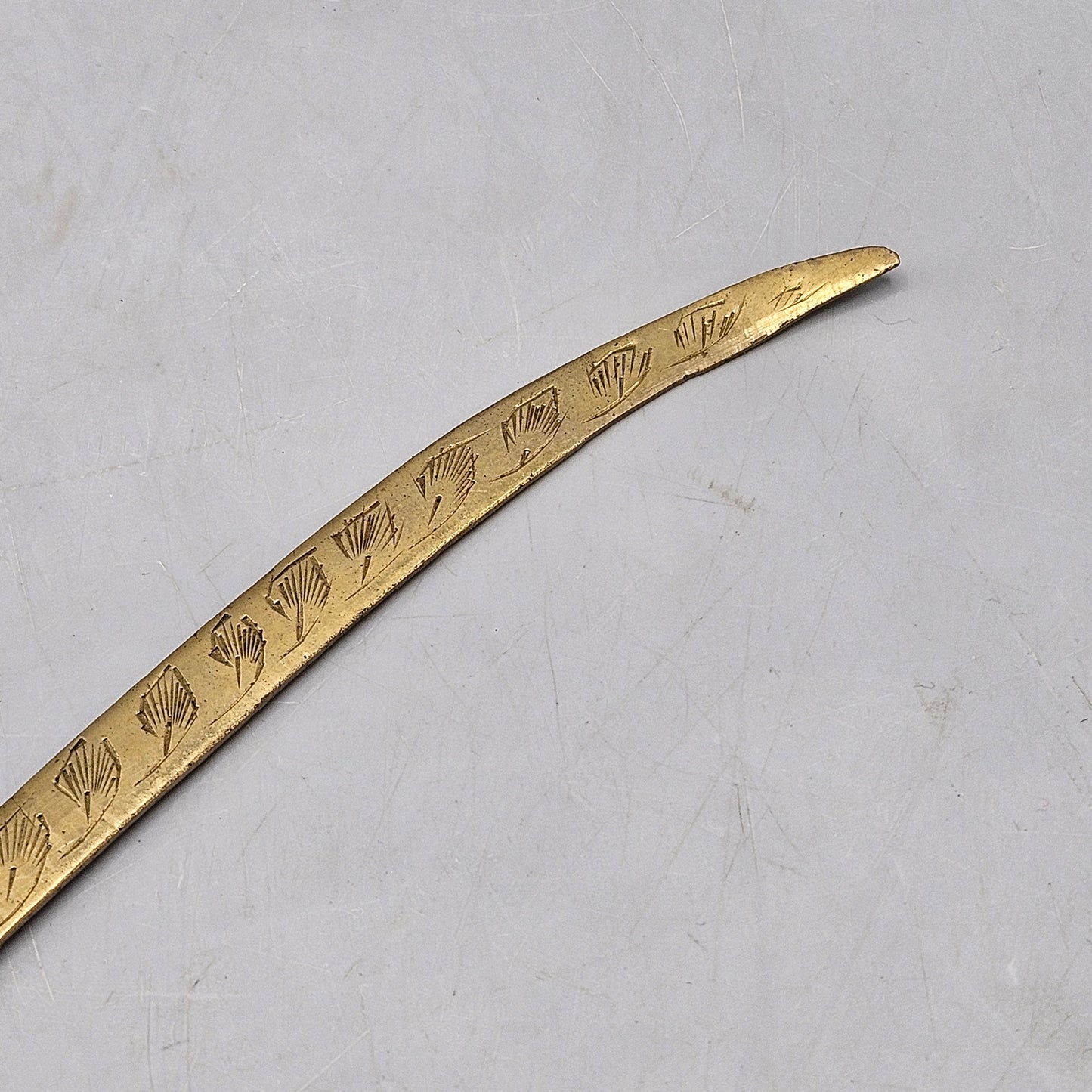 Vintage Brass Metal Sword Letter Opener
