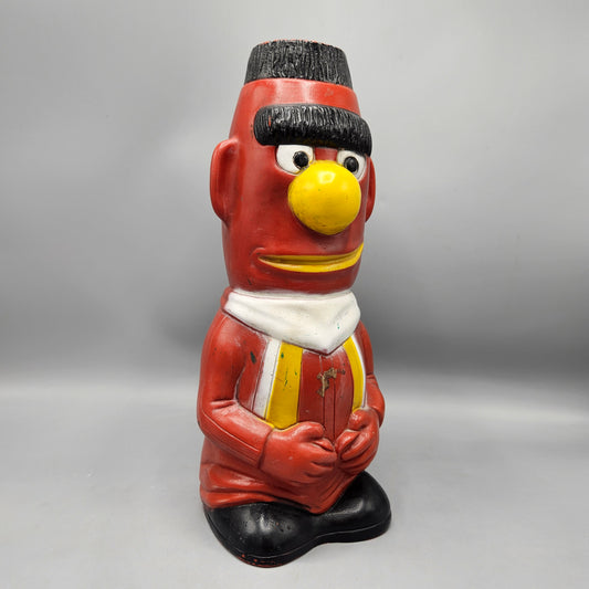 Vintage 1971 Sesame Street Red Bert Piggy Bank by Vinyl Products Corp. of New York