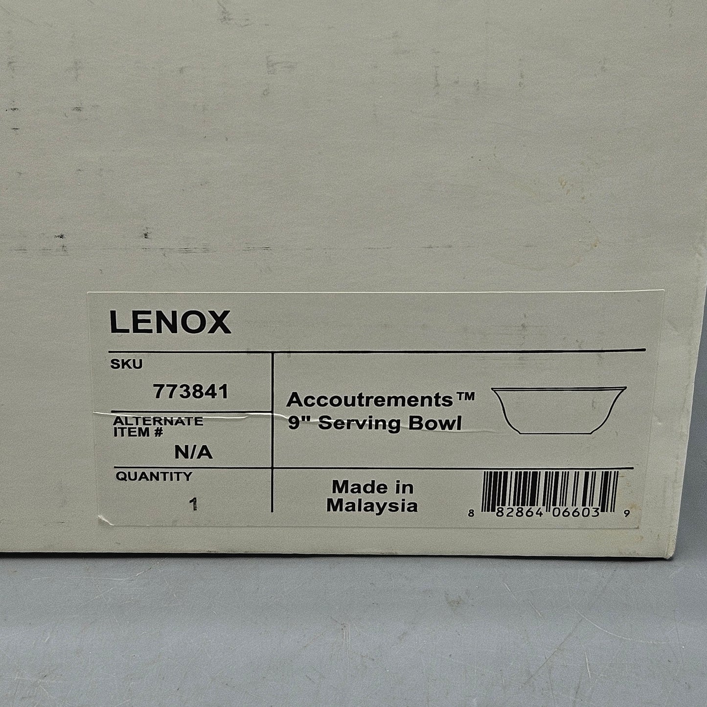 Lenox Accoutrements Round Serving Bowl with Box