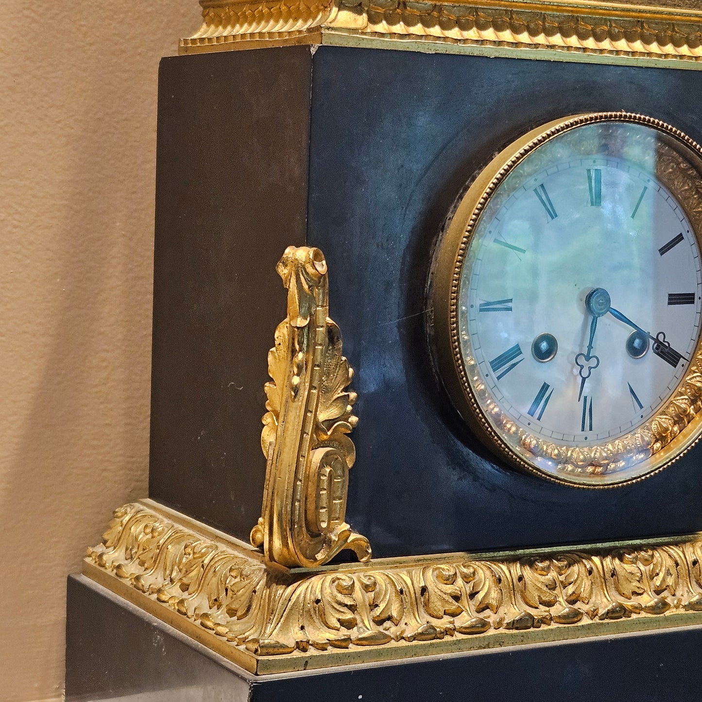 Bronze and Marble Clock