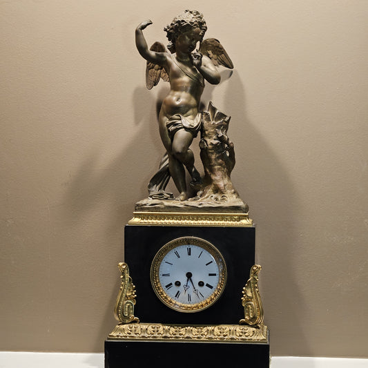 Bronze and Marble Clock