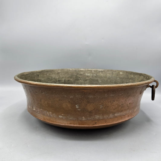 Vintage Copper Bucket with Hook