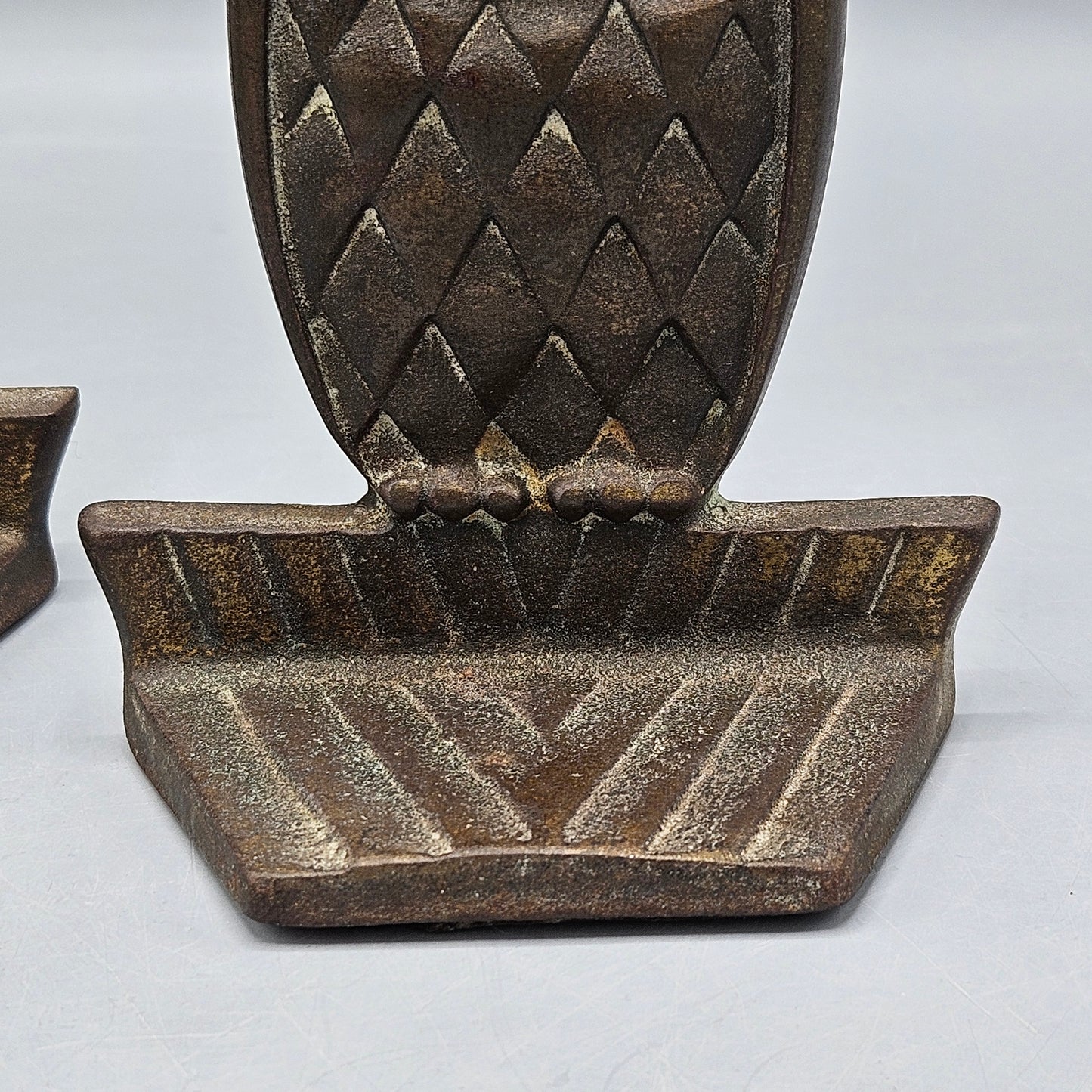Vintage Bronze Owl Bookends