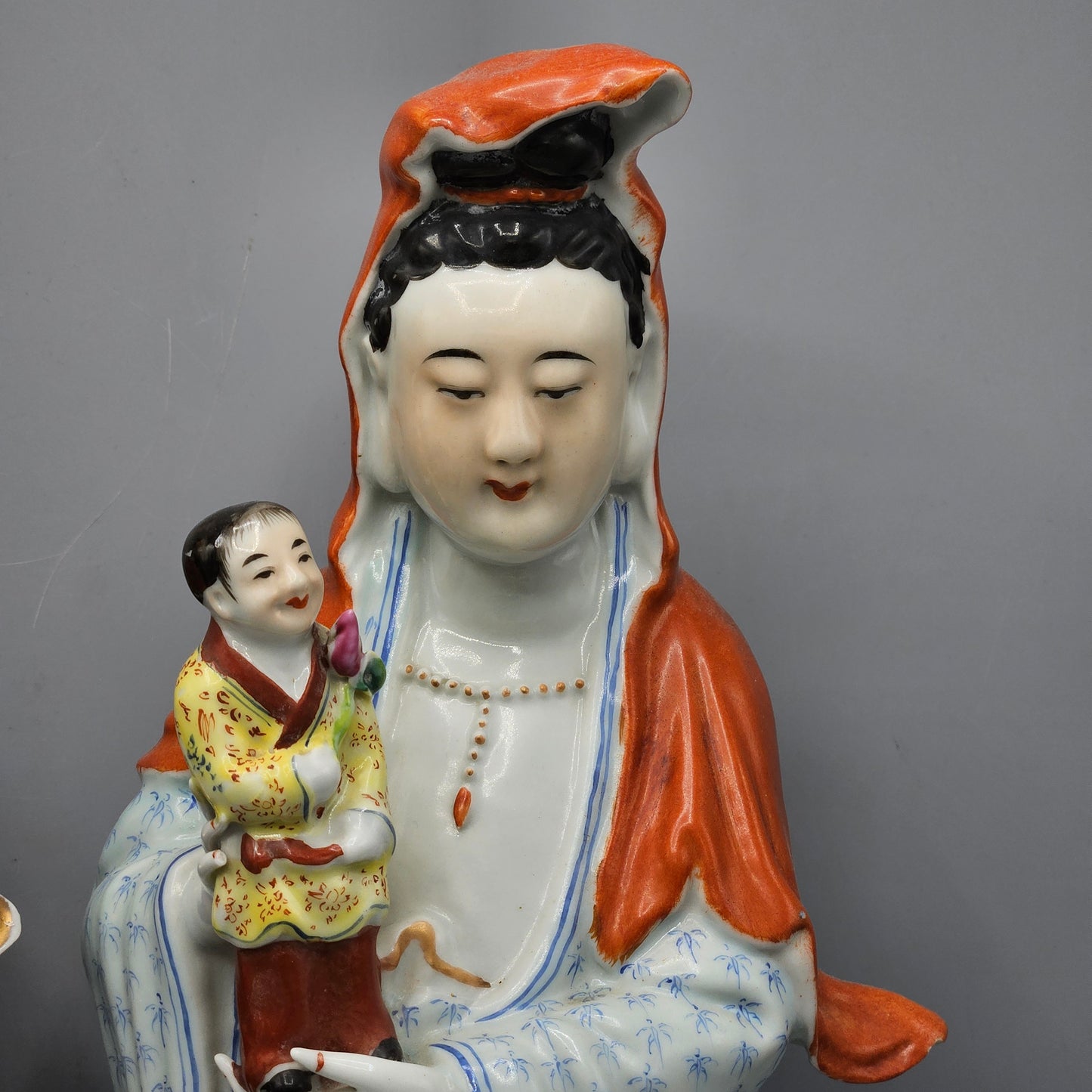 Pair of Vintage Chinese Porcelain Male & Female Figures