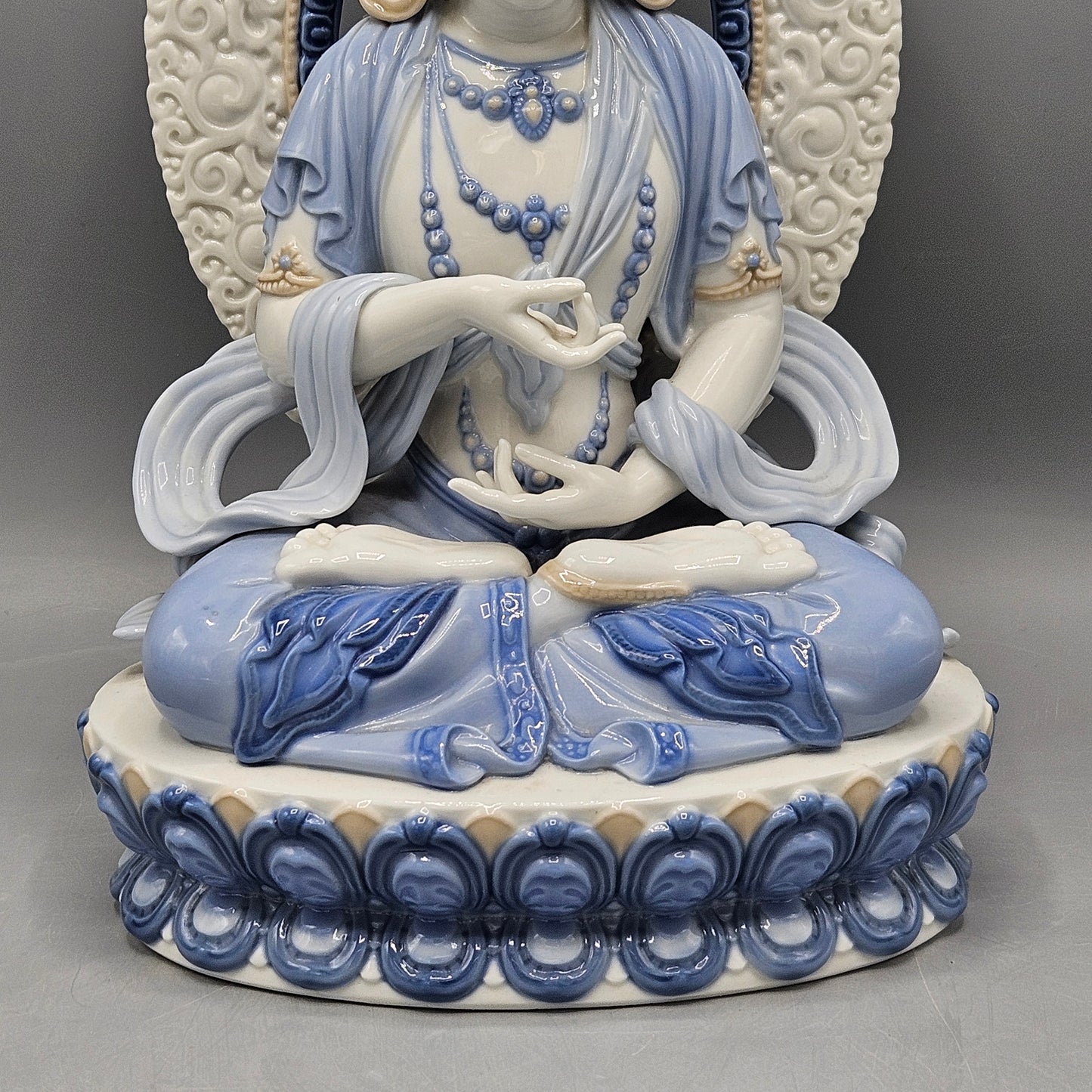 Vintage Porcelain Lladro Hindu Buddha - Retired 1976