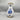 Vintage Echt Cobalt Bavaria Germany Waldershof Handarbeit 22k Gold Trim Floral Vase