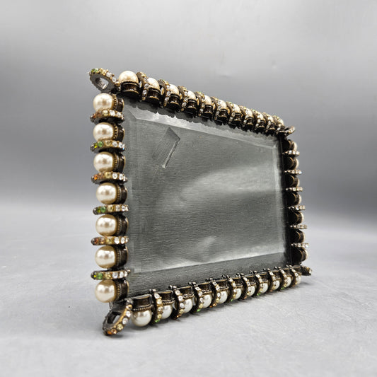 Olivia Riegel Jeweled Pearl Picture Frame