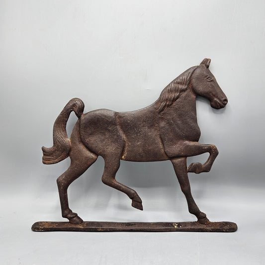 Vintage Cast Iron Horse Ornament