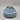 Lidded Blue Ceramic Sea Urchin Box