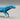 Blue Chinese Horse Figure
