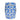 Blue & White Chinese Porcelain Garden Stool with Butterfly Pattern