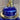 23" Extra Large Dark Blue & Gold Chinese Porcelain Ginger Jar with Foo Dog Finial ~ Multiple available