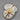 Bellini White and Gold Italian Pottery Egg-Form Box