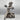 Komart Cast Metal Putti with Horn Statue