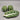 Set of Ceramic Cabbage Leaf Salt Pepper Set