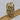Vintage Solid Brass Ruler with Owl Figurine