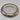 Vintage Sterling Silver & Glass Wine Coaster