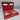 Vintage Red Leather Geoffrey Parker Four Deck Bridge Set