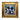 Original Signed Painting of Border Collie Puppy Dog on Board in Gold Gilt Frame