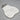 White Marble and Metal Pear-Form Cheese Board