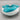 Vintage Blue & White Murano Glass Bowl / Ashtray