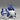 Pair Blue and White Porcelain Guardian Lions / Foo Dogs