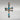 Vintage Sterling Silver Blue Cross Pendant
