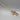 Vermeil Sterling Silver Cross Necklace with Multicolor Stones