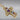 Vermeil Sterling Silver Cross Necklace with Multicolor Stones